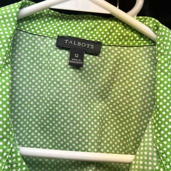 Talbots sleeveless structured shirt - Picture 3 of 6